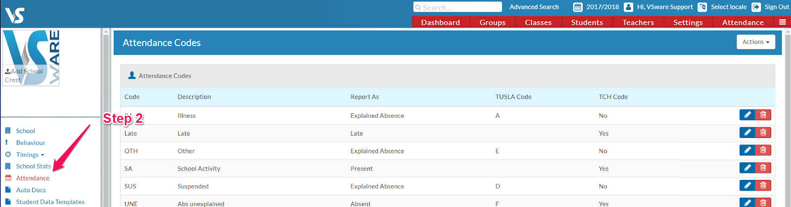 Configure Attendance Codes read Time Less Than 2 Minutes 